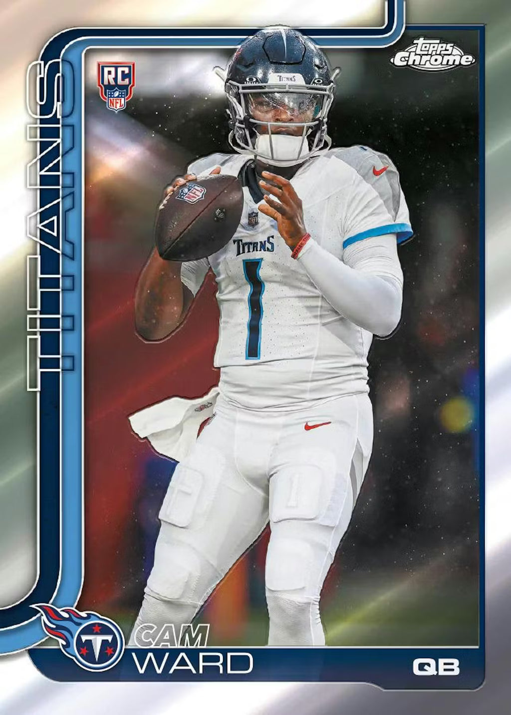 2025 Topps Chrome Football Blaster Box (FACTORY SEALED)