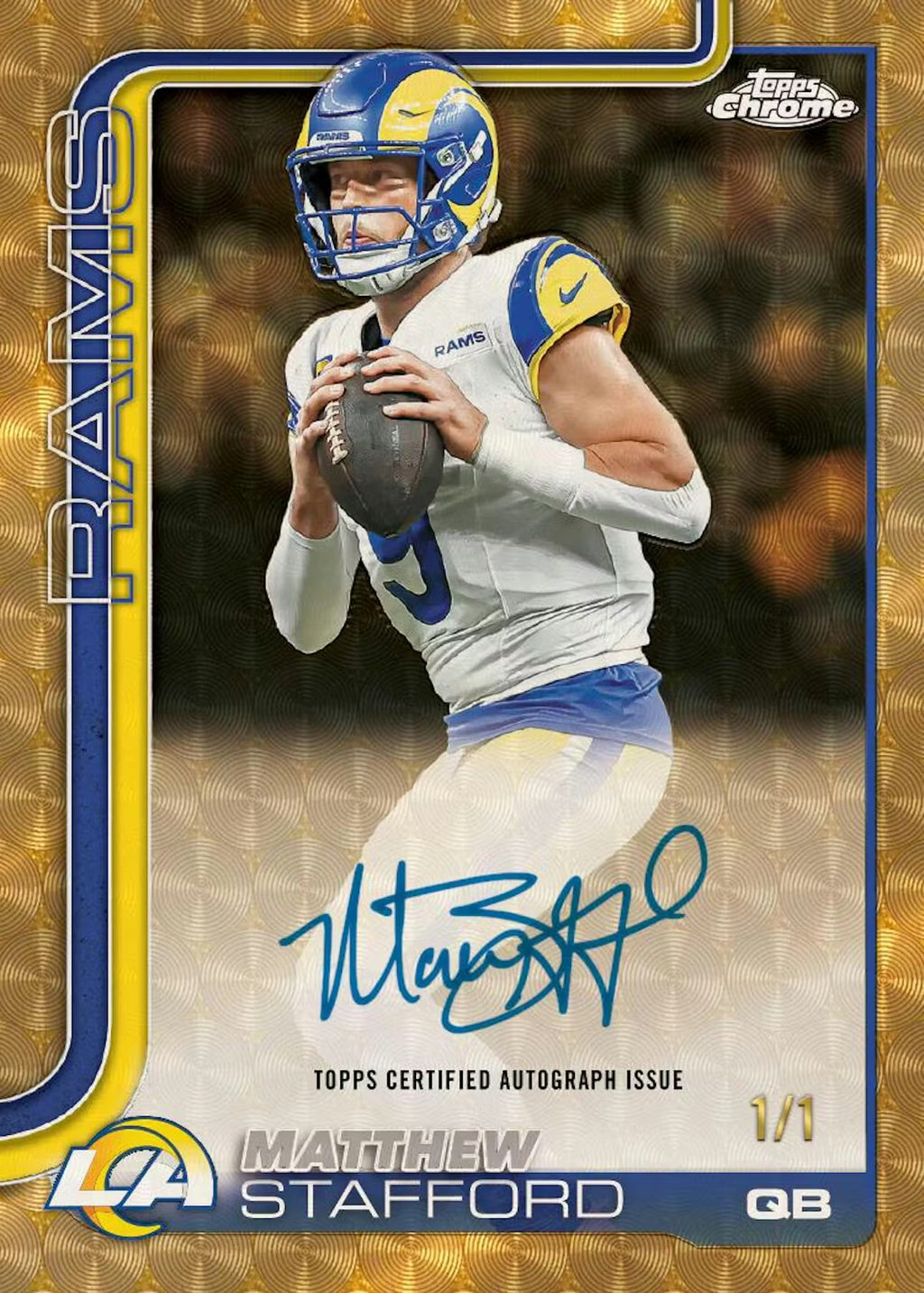 2025 Topps Chrome Football Blaster Box (FACTORY SEALED)