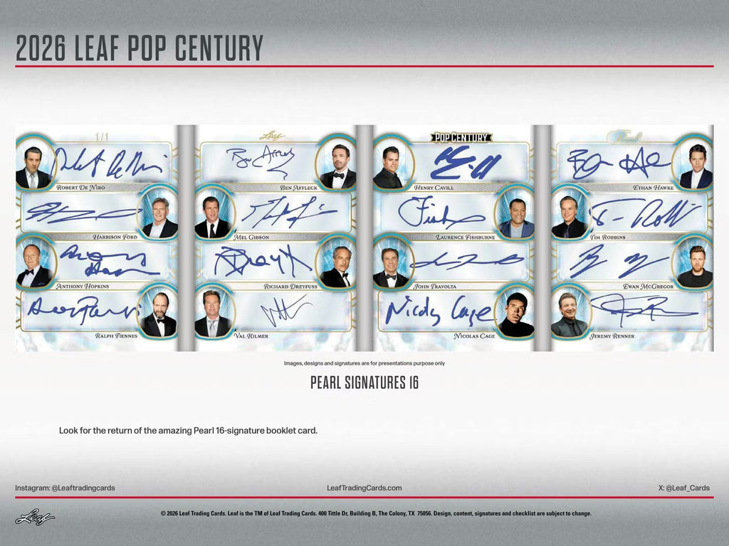 2026 Leaf Metal Pop Century Hobby Box