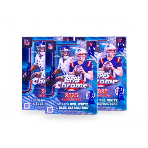 2025 Topps Chrome Football Blaster Box (FACTORY SEALED)